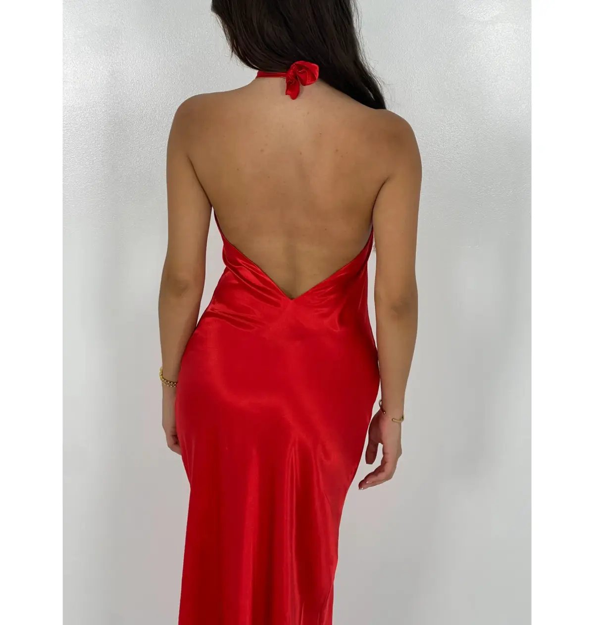 YLD Design Crossover Maxi Dress Red Size S / AU 8 photo 3