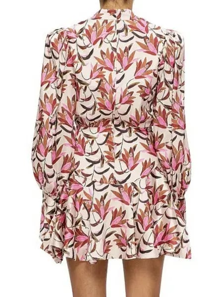 Acler Coleman Mini Dress Print Size 8 photo 3