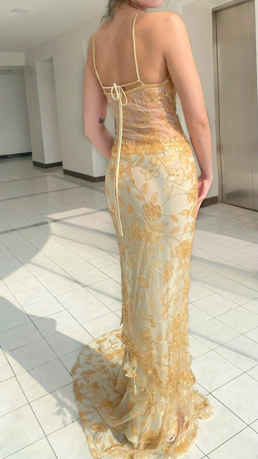 Cha Collective Delilah Maxi in Gold photo 2