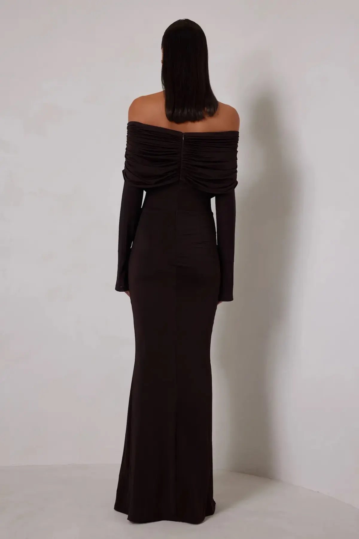 Elle Zeitoune Paige Maxi Espresso Size 8 photo 2