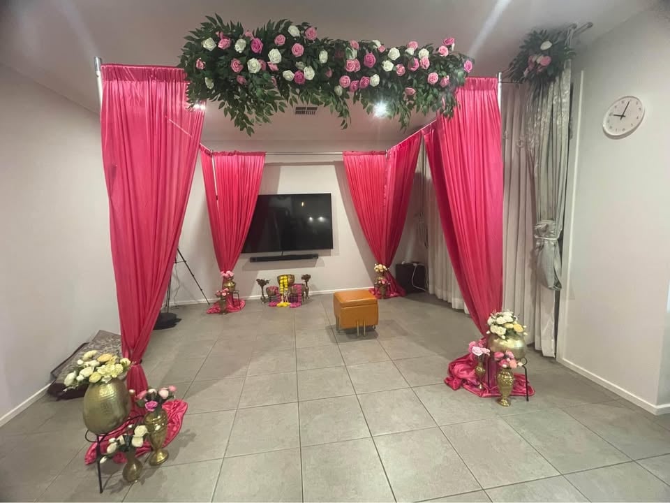 Indian Wedding Mandap Decor, Wedding Decorations, Indian Decor, Mandap Hire photo 2