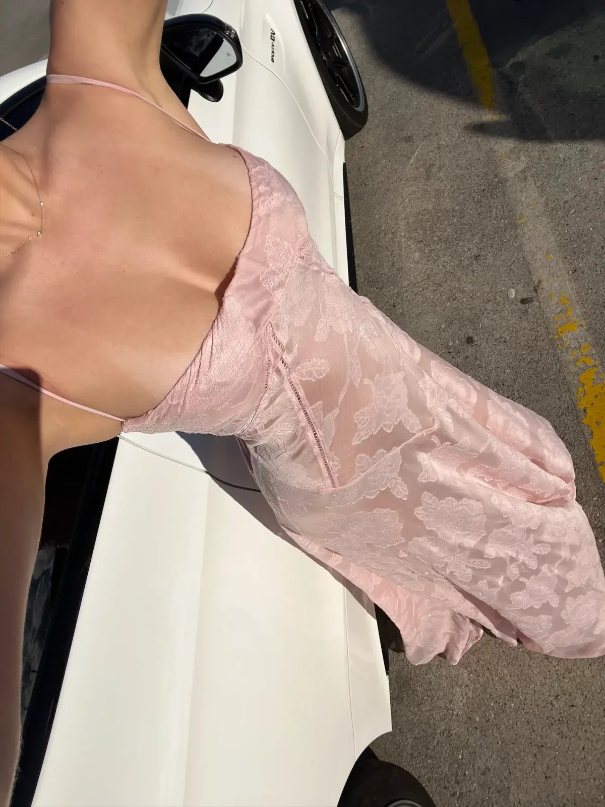 House of CB Seren Maxi Dress in Soft Pink Small /Au 8 photo 4