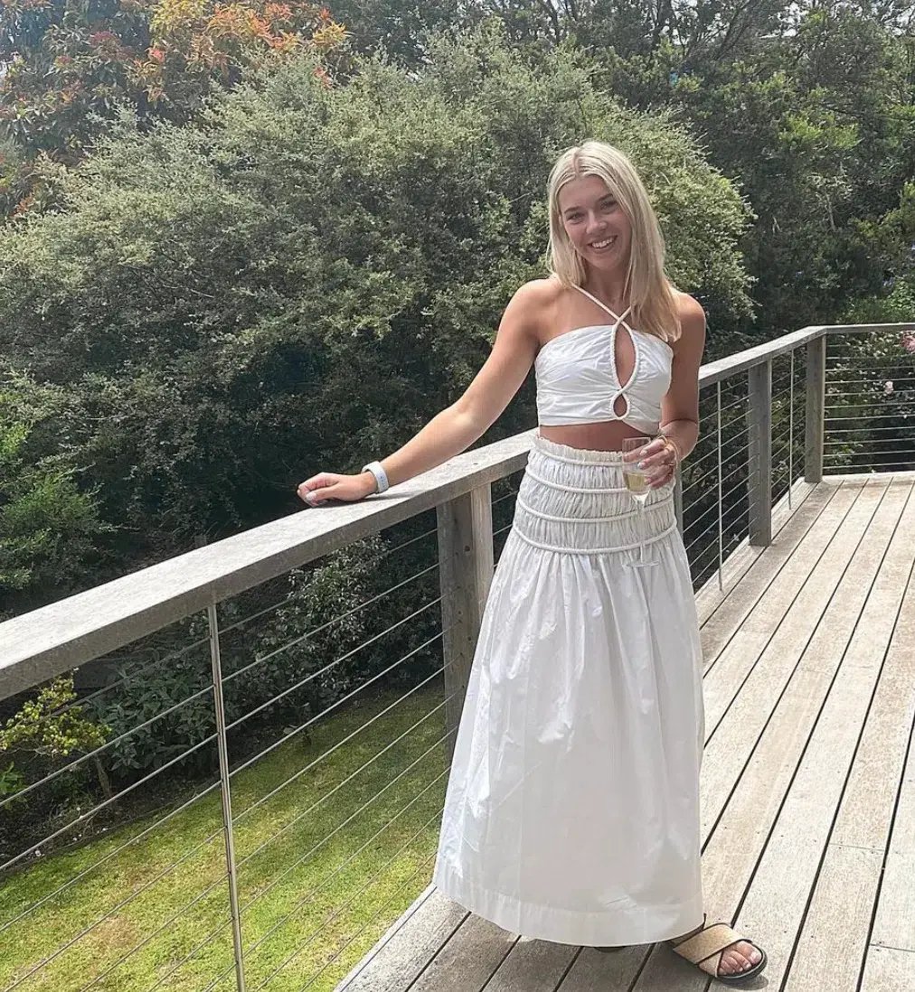 Bec & Bridge Eli Crop Top White Size 10 / M photo 4