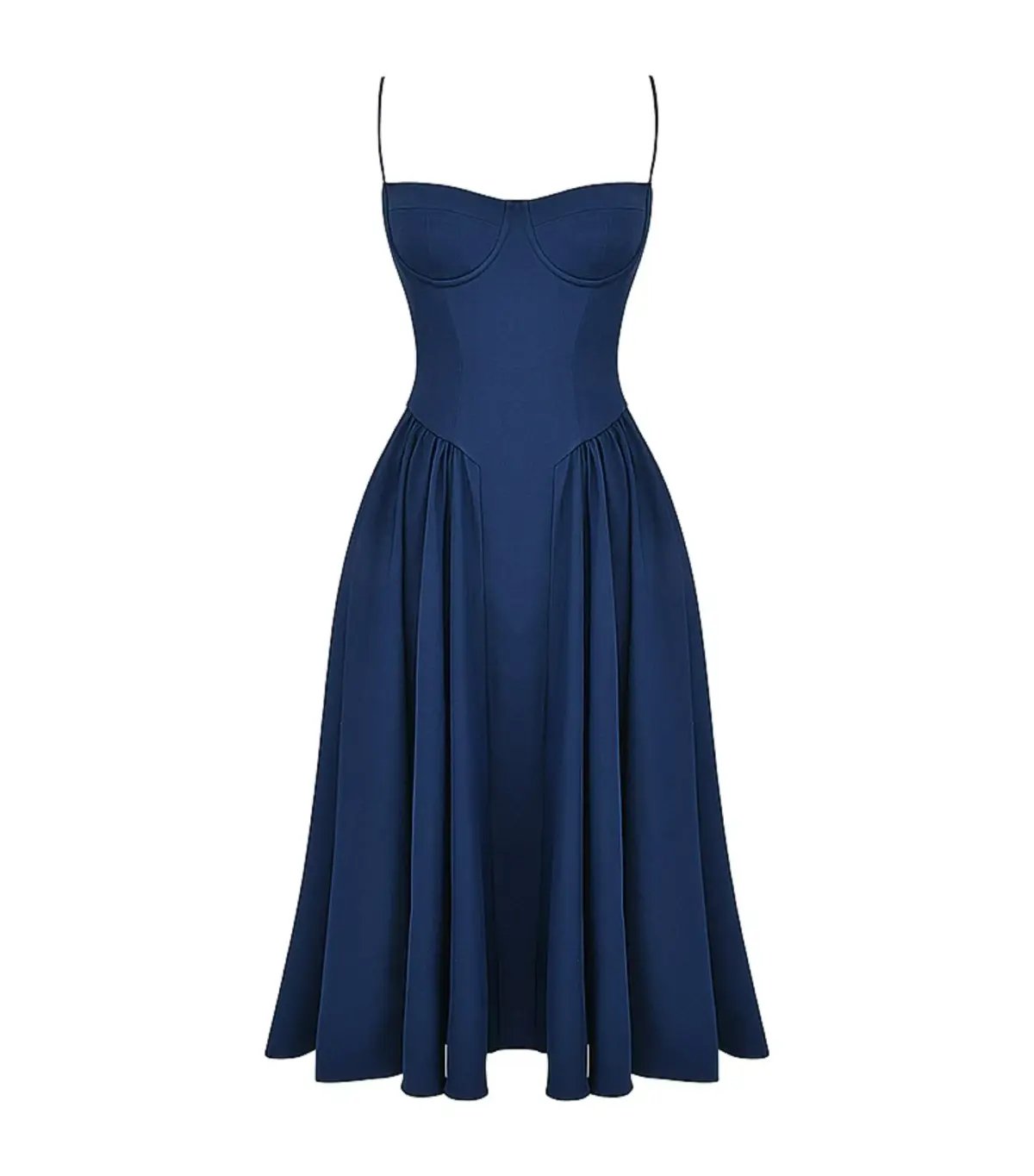 House of CB Samaria Corset Sundress French Navy Size L / AU 12 photo 6