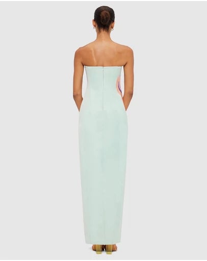 Leo Lin Clemence Embroidered Maxi Dress photo 4