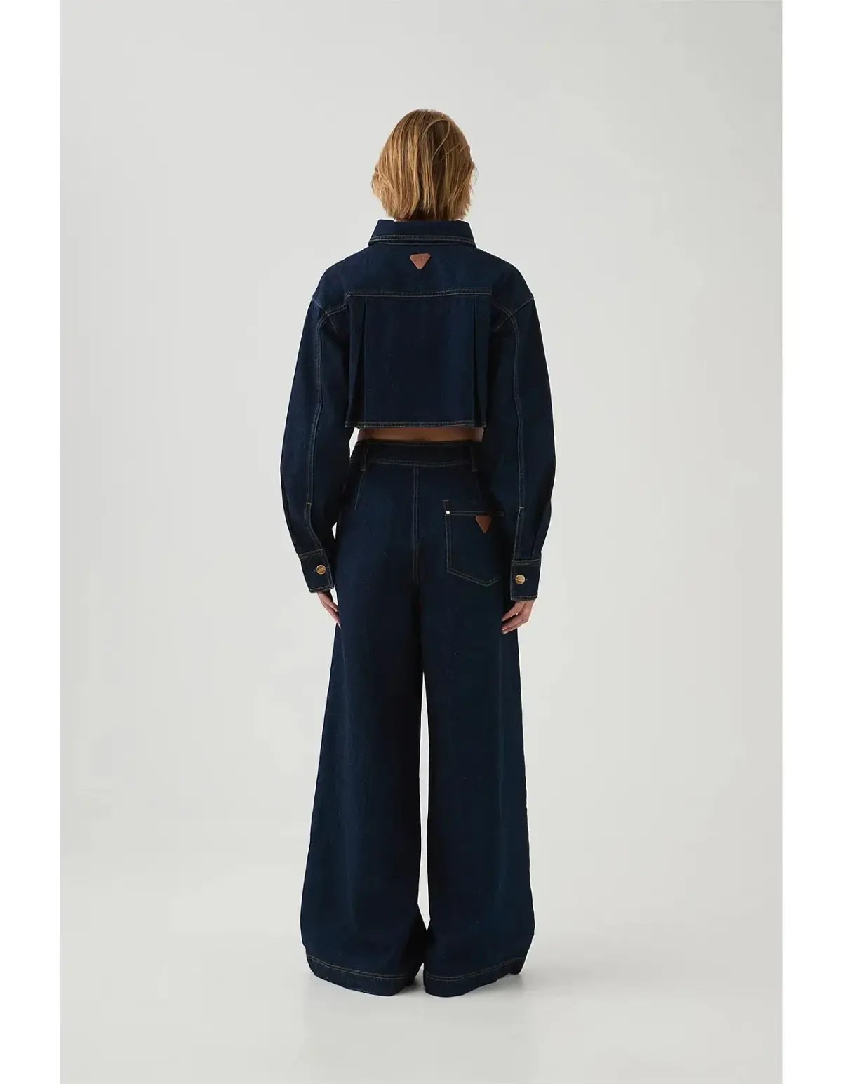 Aje Junee Tailored Denim Pants Size 10 photo 3
