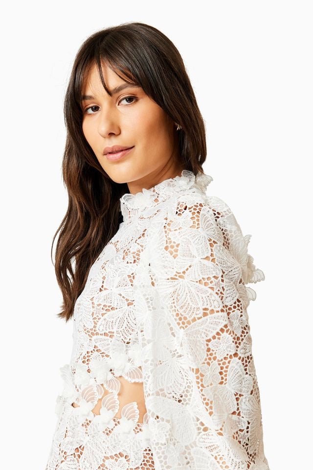 ELLIATT TOULON DRESS - IVORY photo 6