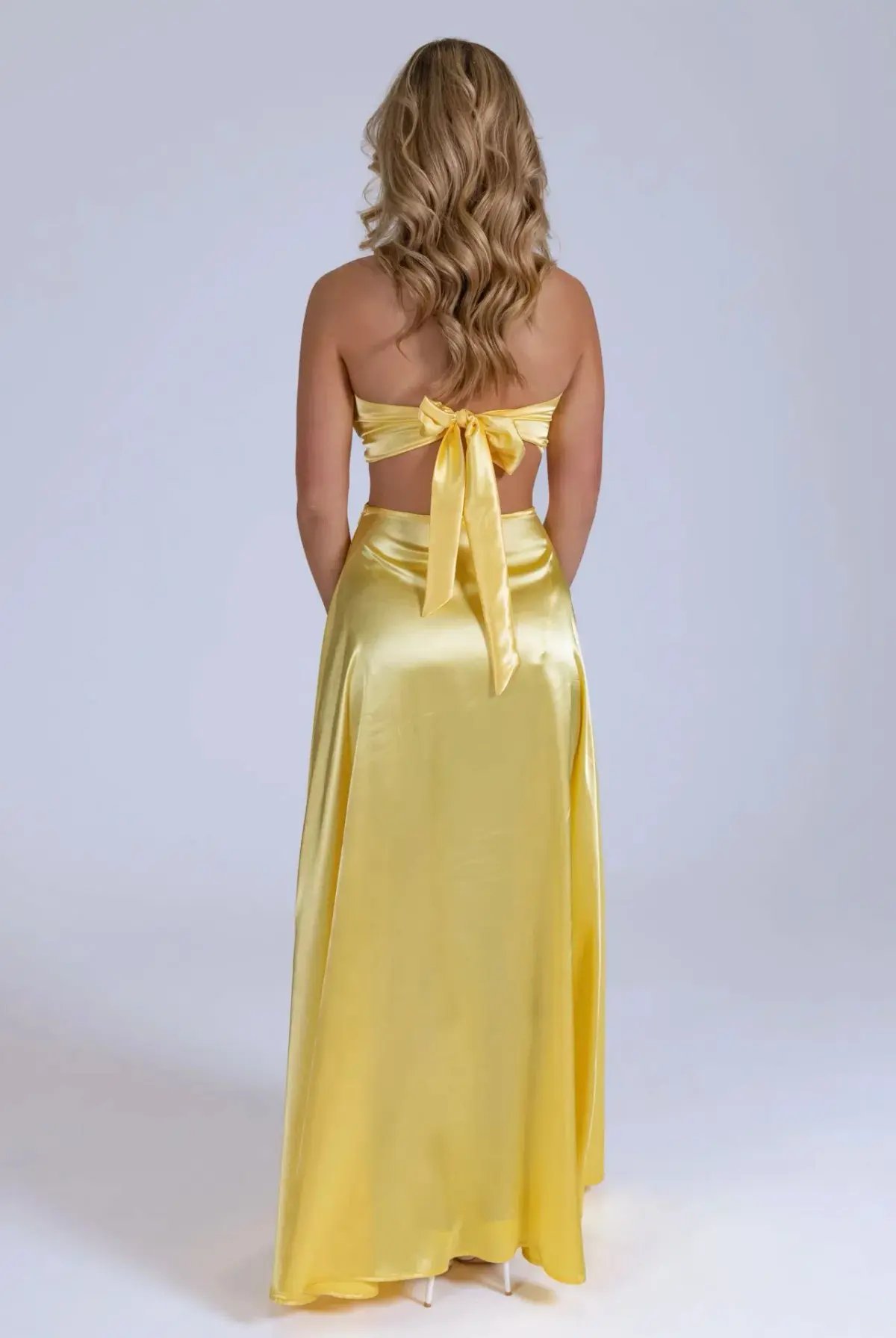 Lane + Sass Lucy Lemon Gown Yellow Size S/AU 8 photo 6