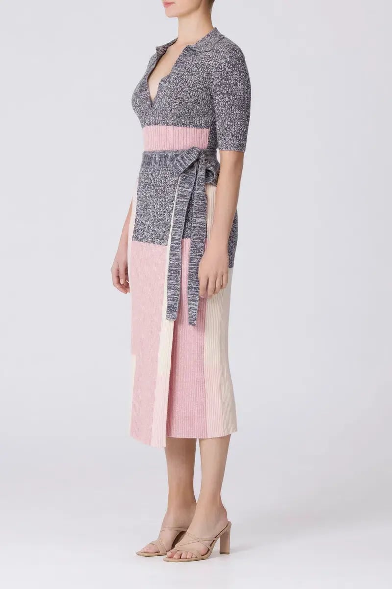 Keepsake Klara Knit Skirt and Top Set Patchwork Size 10 photo 3