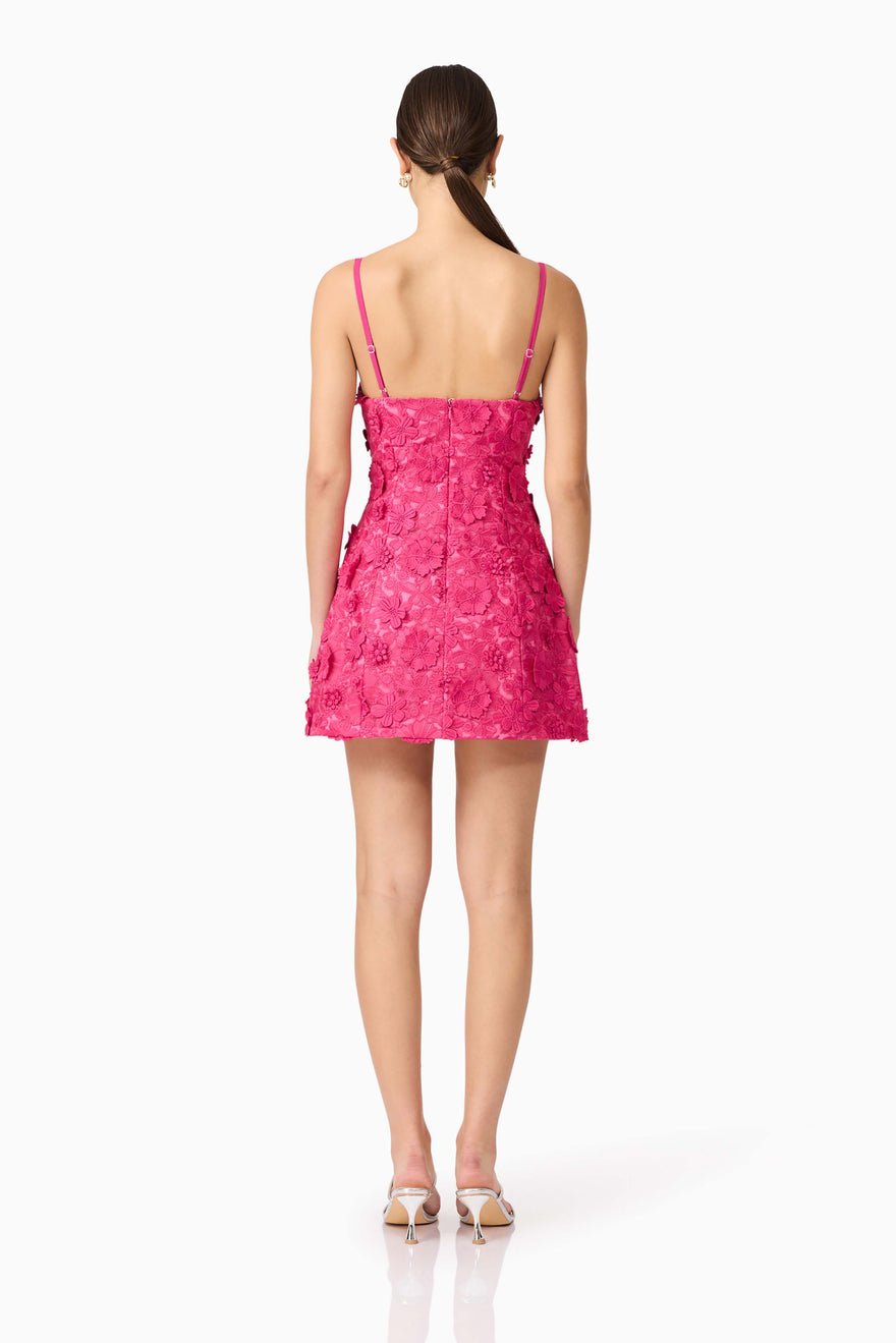 Elliatt Claudia Party Dress - Fuchsia photo 3