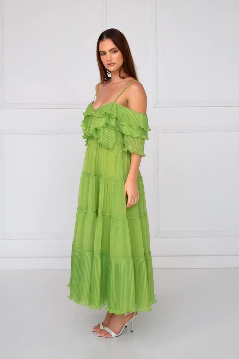 Talulah Cosmos Midi Dress - Mojito Lime photo 2