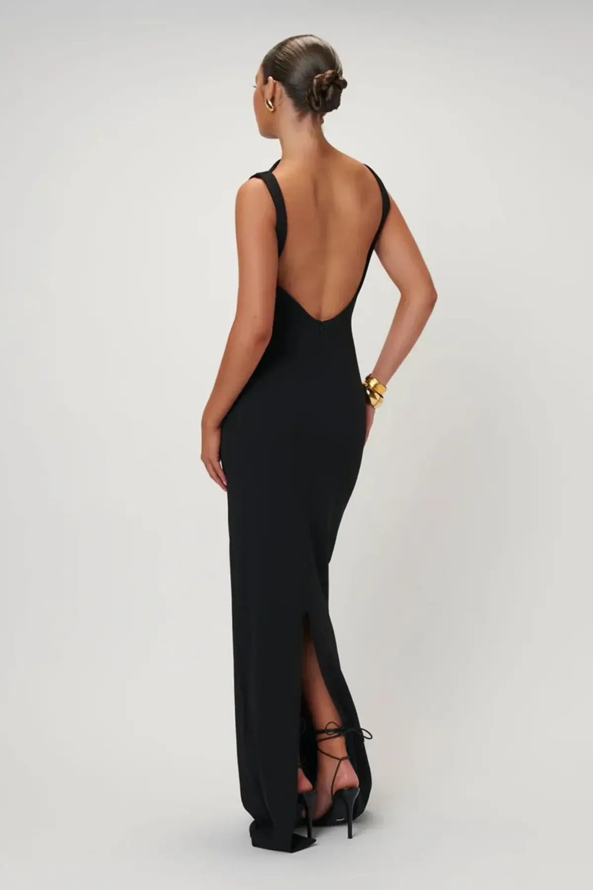 Effie Kats Verona Dress Black Size Small/Au 8 photo 4