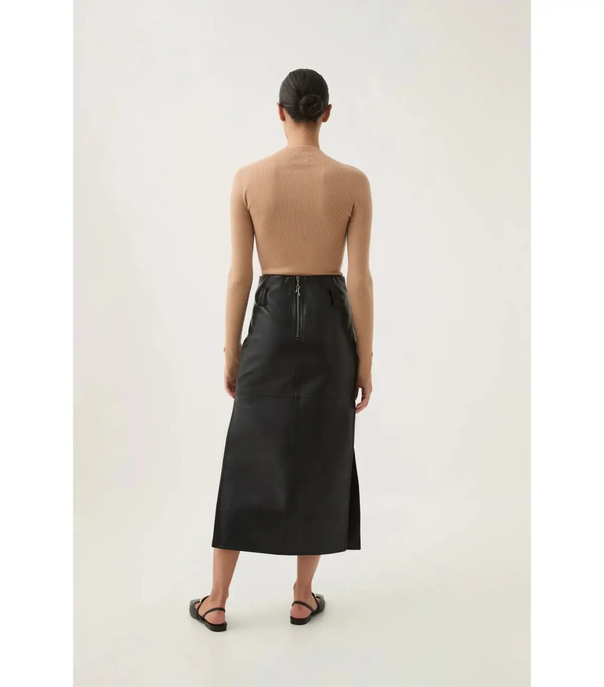 Aje Aspect Midi Skirt Black Size AU 12 photo 3