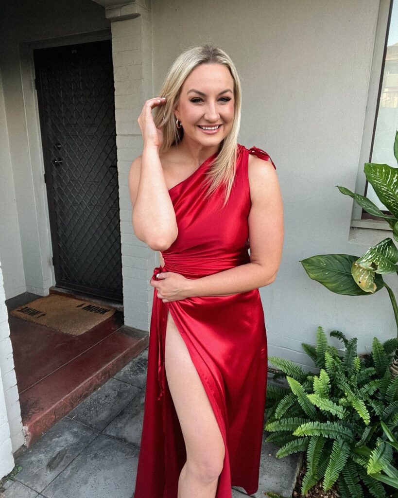 Sonya Nour Red Maxi Dress photo 2
