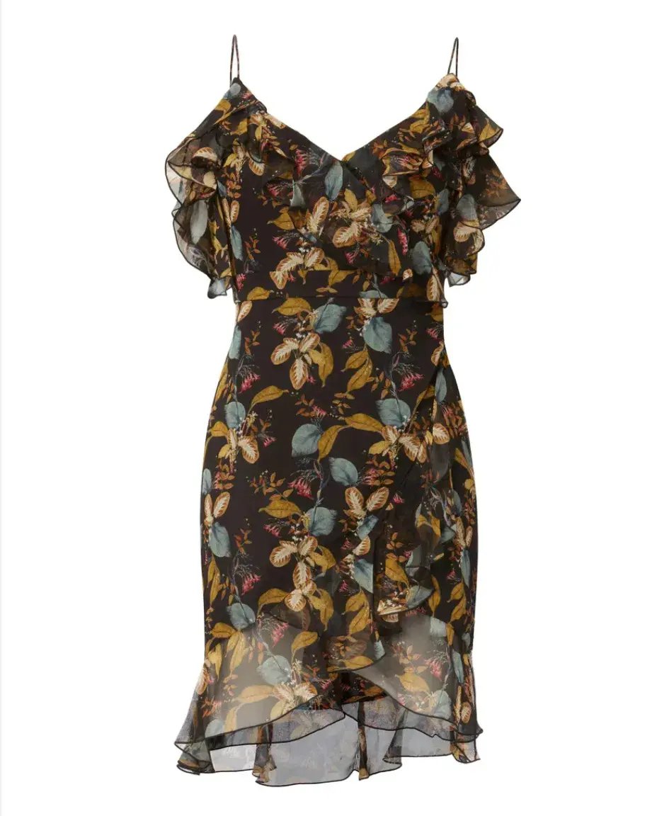 Nicholas Ava Floral Wrap Dress Floral Size 6 photo 5