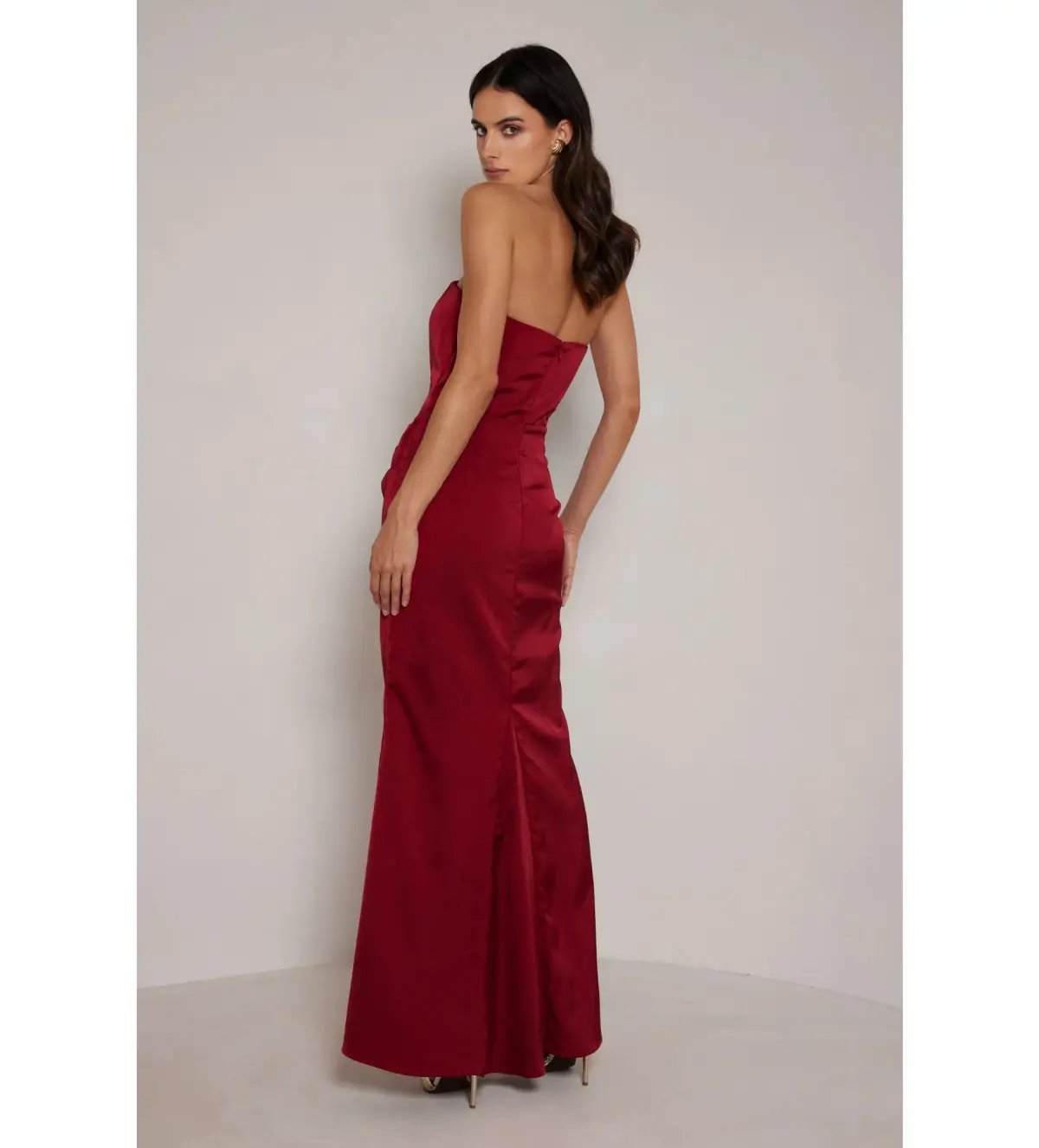 Elle Zeitoune Annie Maxi Gown in Scarlet Size AU 12 photo 2