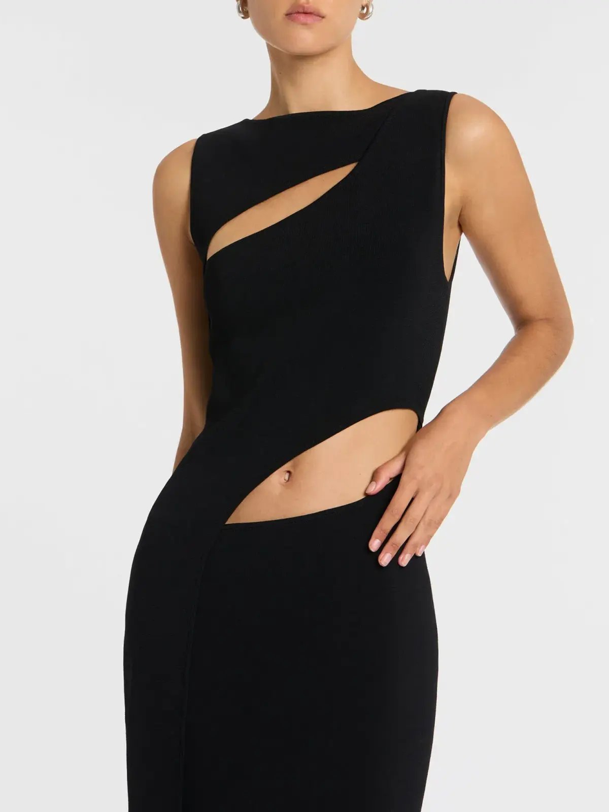 Sir The Label Nadja Dress Black Size 1 / AU 8 photo 3