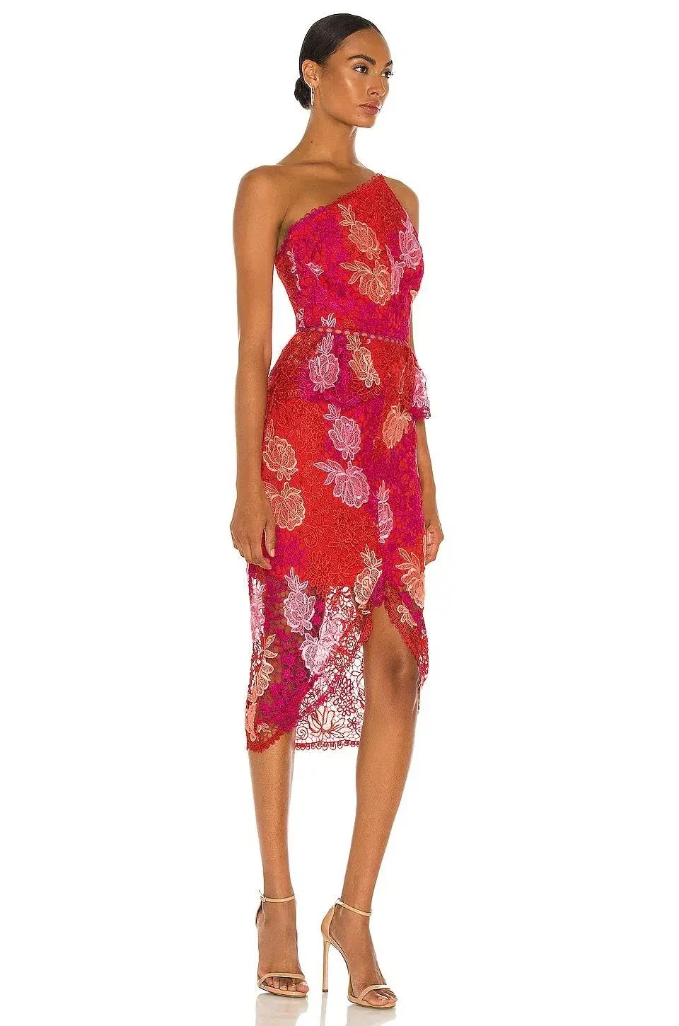 Elliatt Times Dress Pink Size 10 photo 2