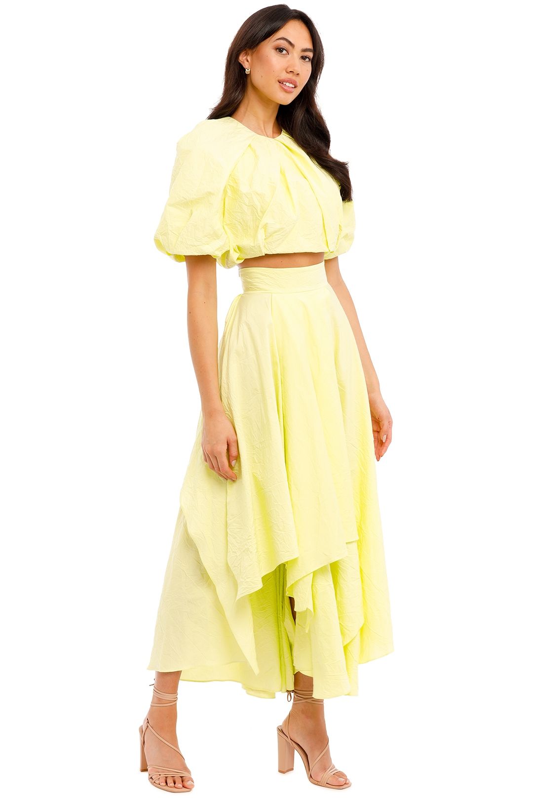 Euphoria Top and Euphoria Skirt Set - Citron photo 2