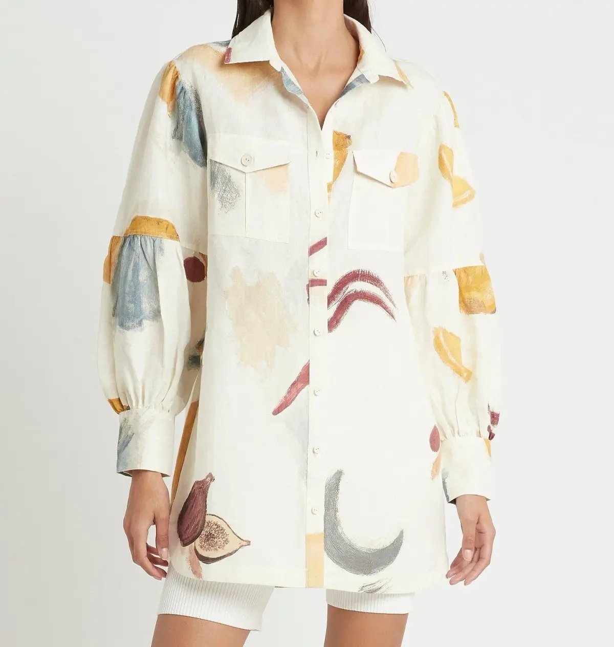 Sir the Label Martine Shirt Dress Print Size 2 / AU 10 photo 2