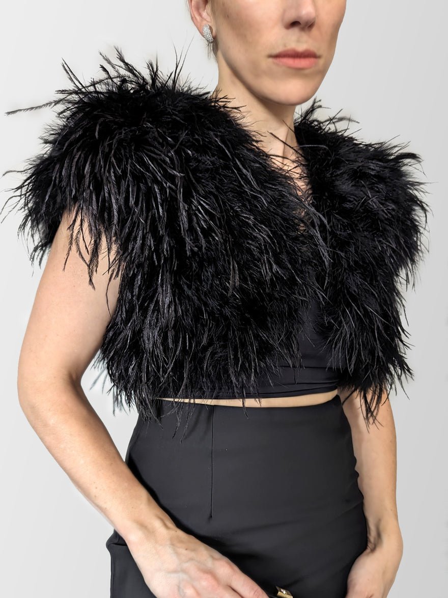 Bubish Luxe Berlin feathered Bolero photo 3