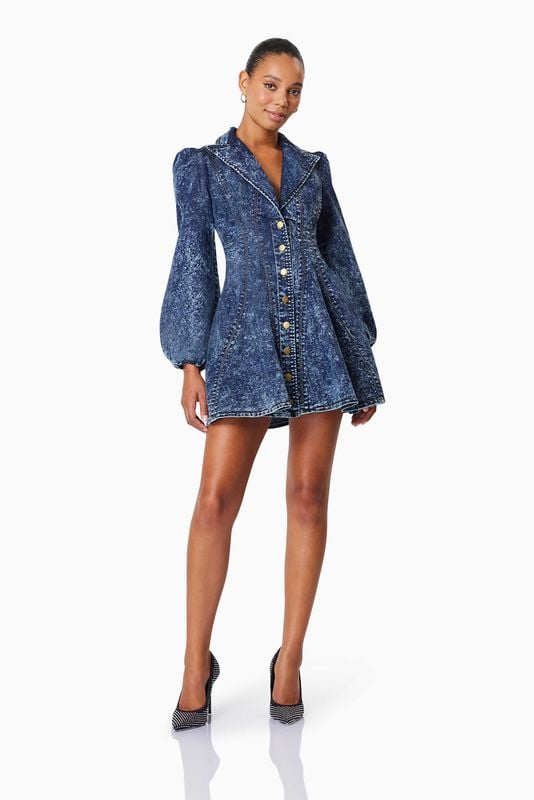Elliatt Camila Day Dress - Blue photo 4