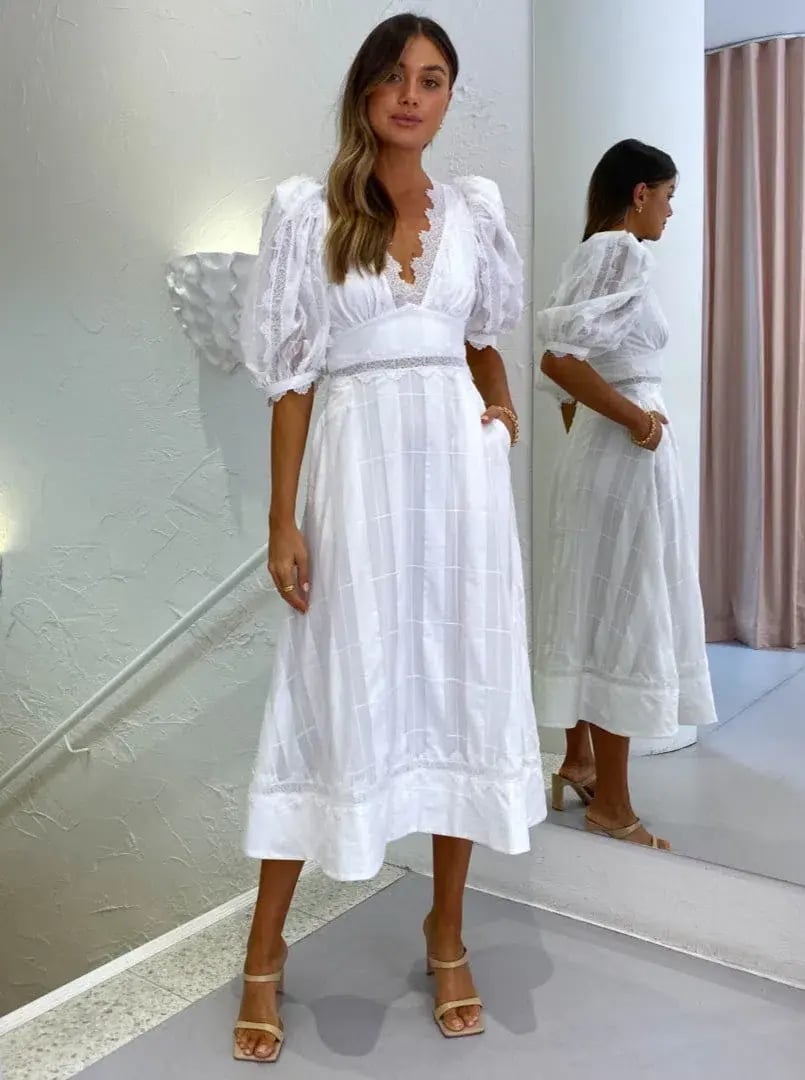 Acler Grampian Dress White Size 10 photo 5