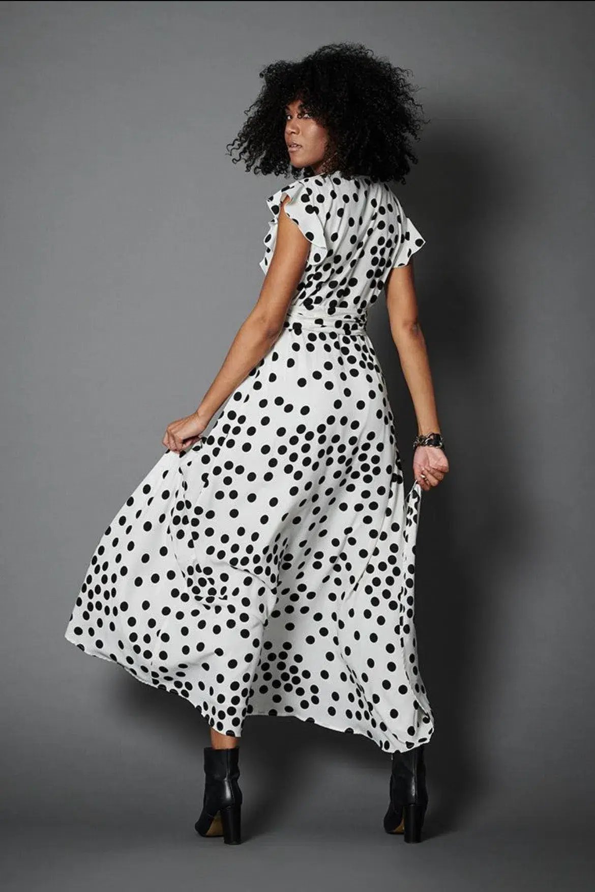 Embody Women Birkin Maxi Dress White Print Size 10 photo 2