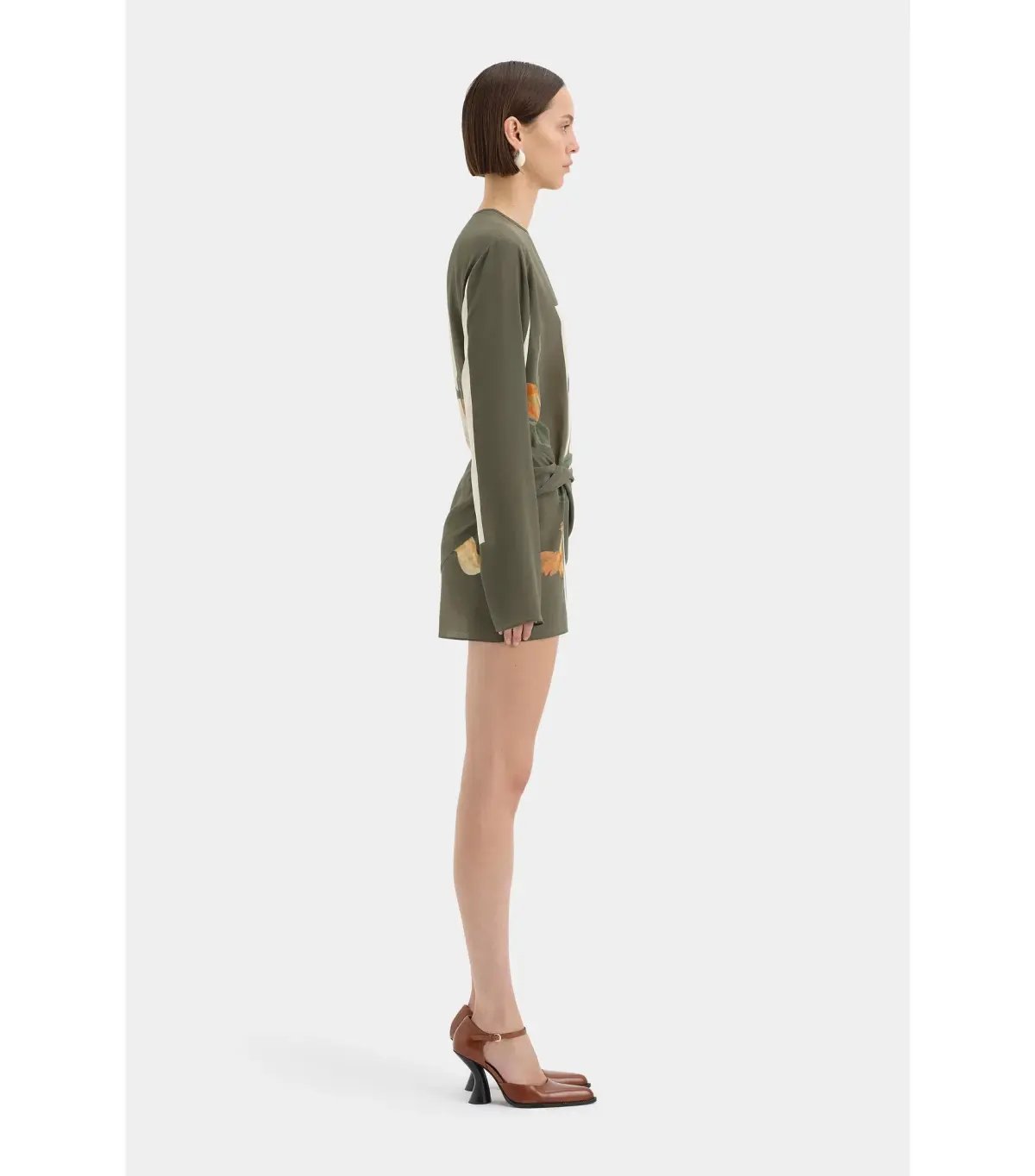 Sir the Label Constance Twist Mini Dress Iris Floral Size 3 / AU 12 photo 2