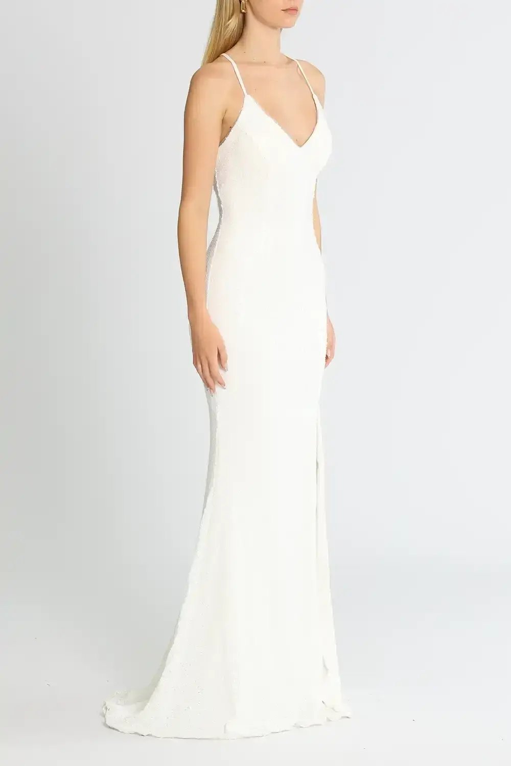 Tania Olsen India Gown White White Size 10 photo 2
