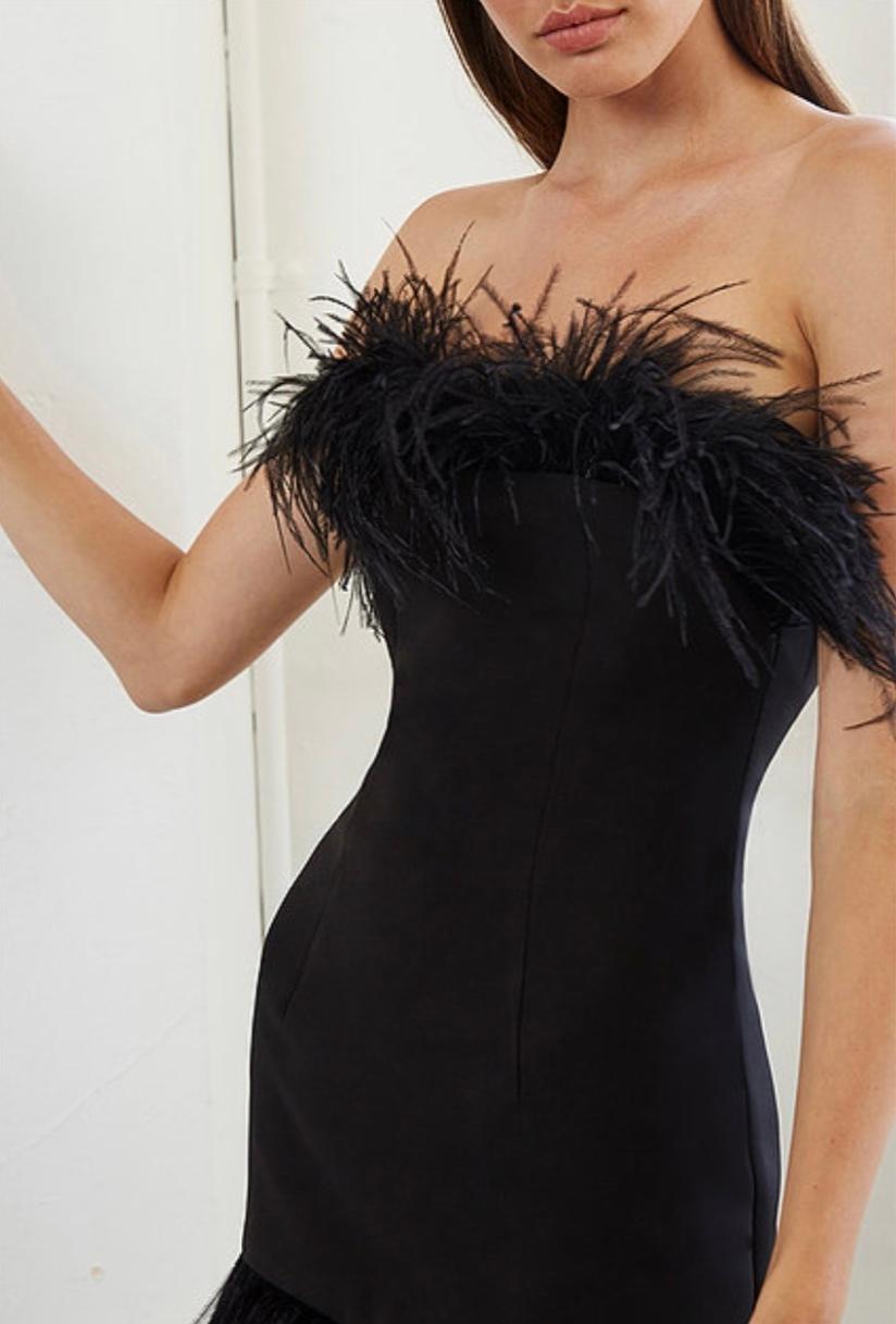 By Johnny Birthday Mini Dress Black Size 8 photo 2