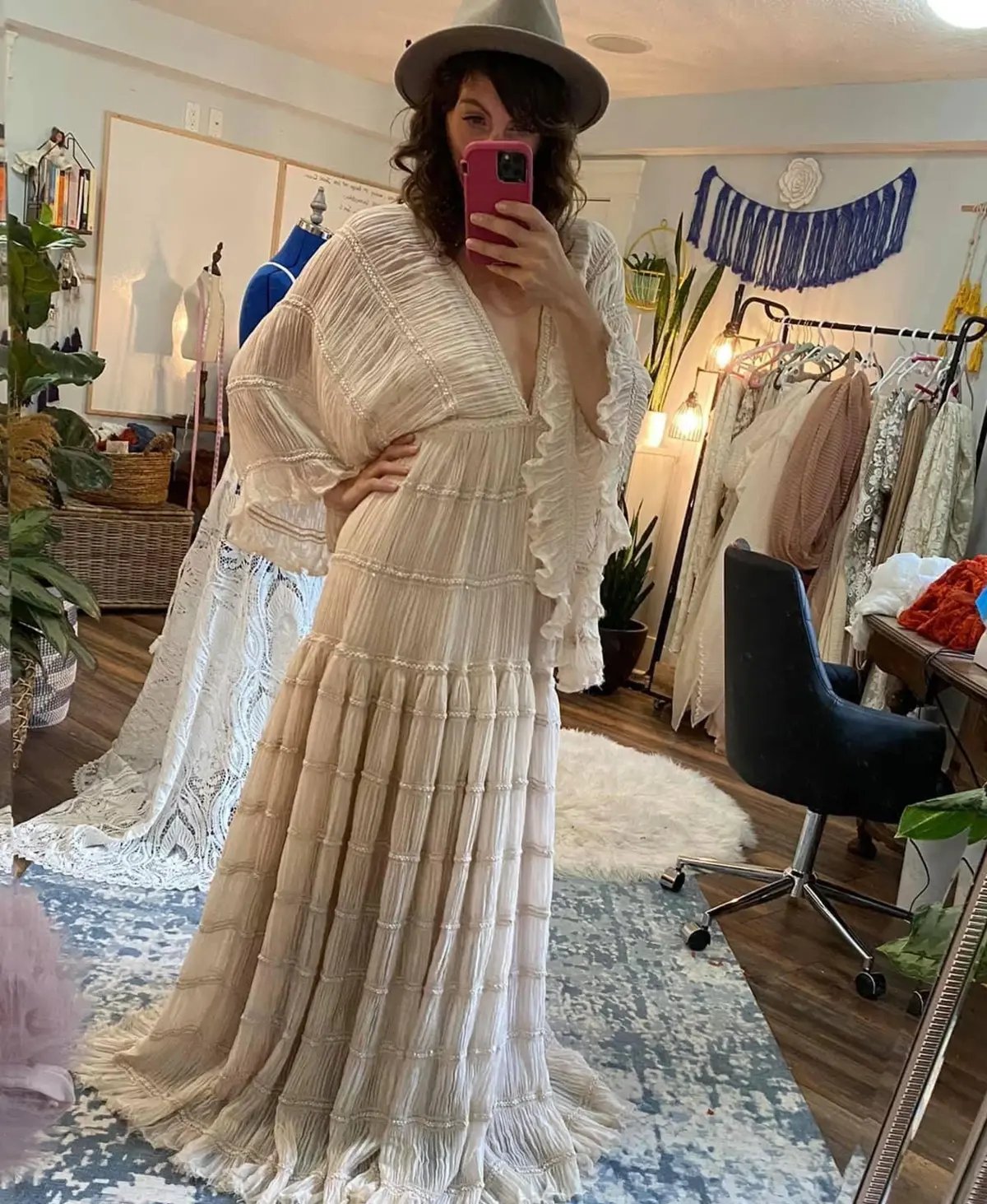 We Are Reclamation Wonderment and Awe Gown Beige One Size Fits Most (Aus 6-16) photo 20
