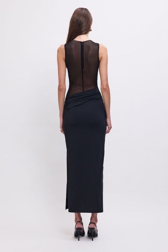 Suboo Auguste Sleeveless Maxi Dress - Black photo 3