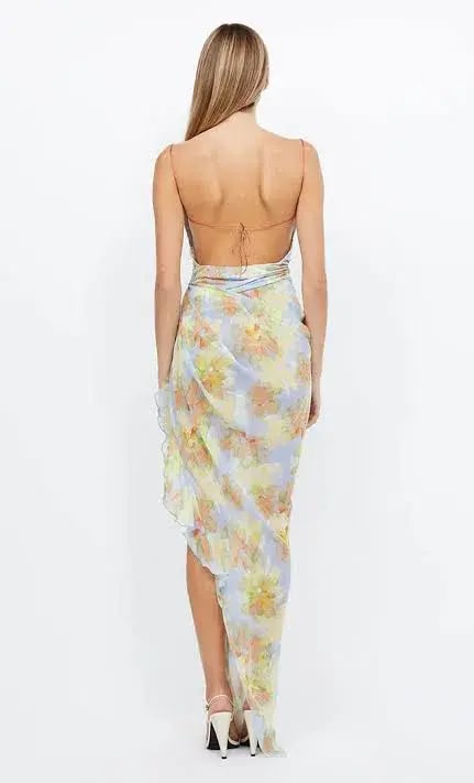 Bec & Bridge Zephy Asym Dress Floral Size AU 6 photo 2