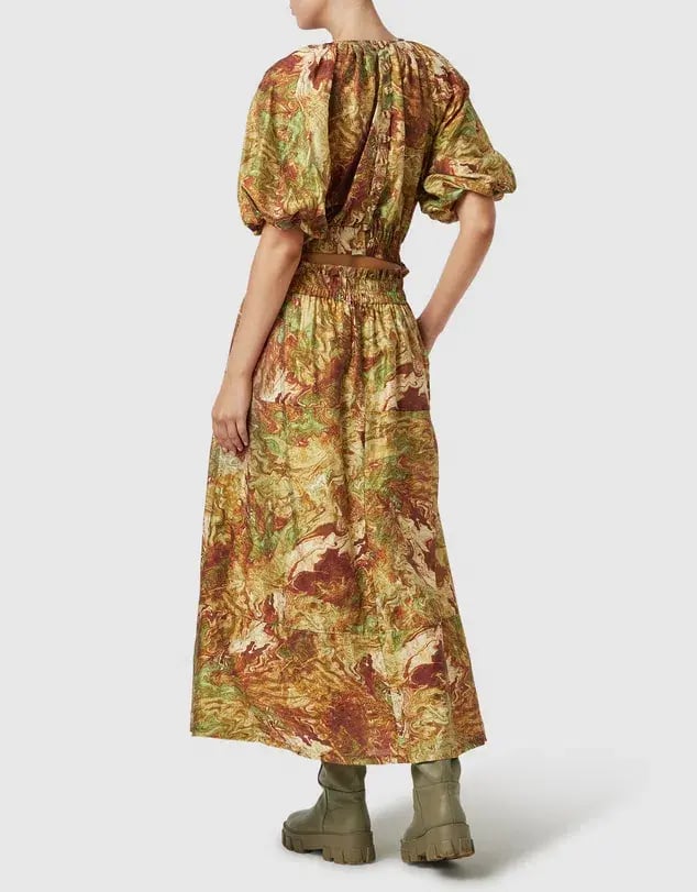 Ministry Of Style Re-Rooted Maxi Dress Brown Size AU 14 photo 3