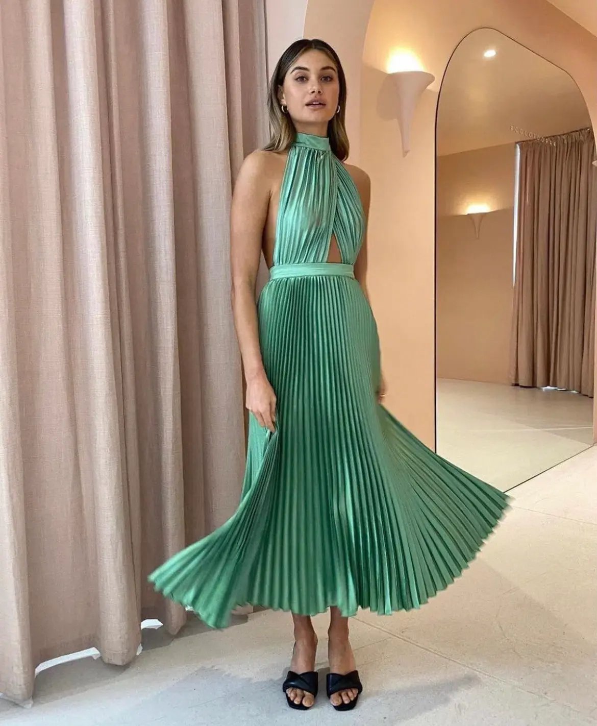 Natalie Rolt Fabienne Gown Citron Size 1/AU 8 photo 29
