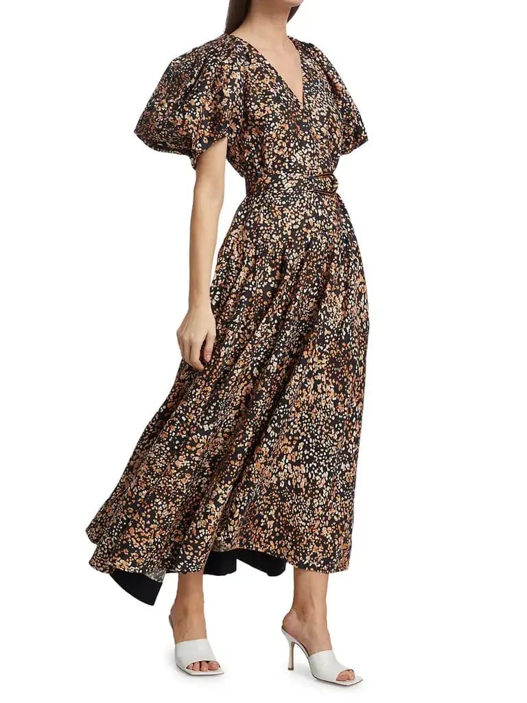 Acler Warner Midi Dress Print Size 14 photo 3