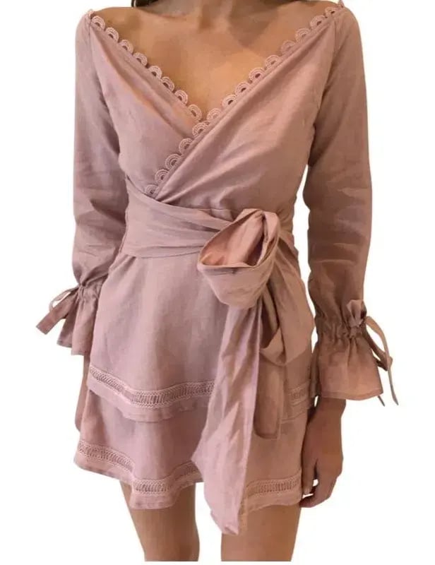 New Romantics LuLu Dress Desert Pink Size 12 photo 3