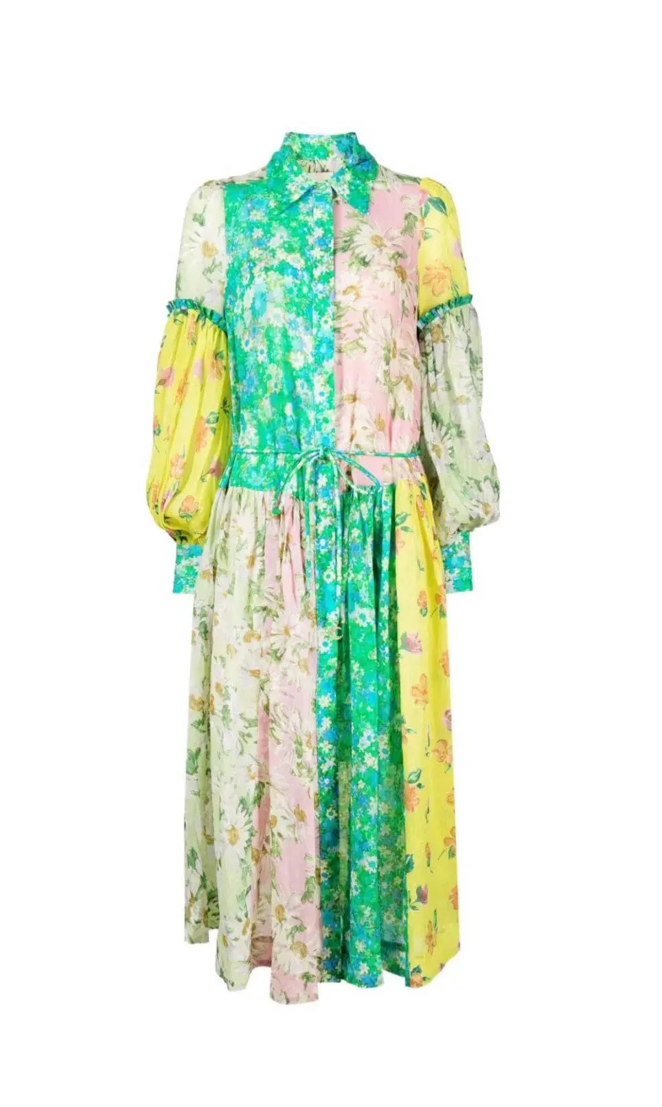 Alemais Kenzie Patchwork Shirtdress Multi Size 16 photo 5