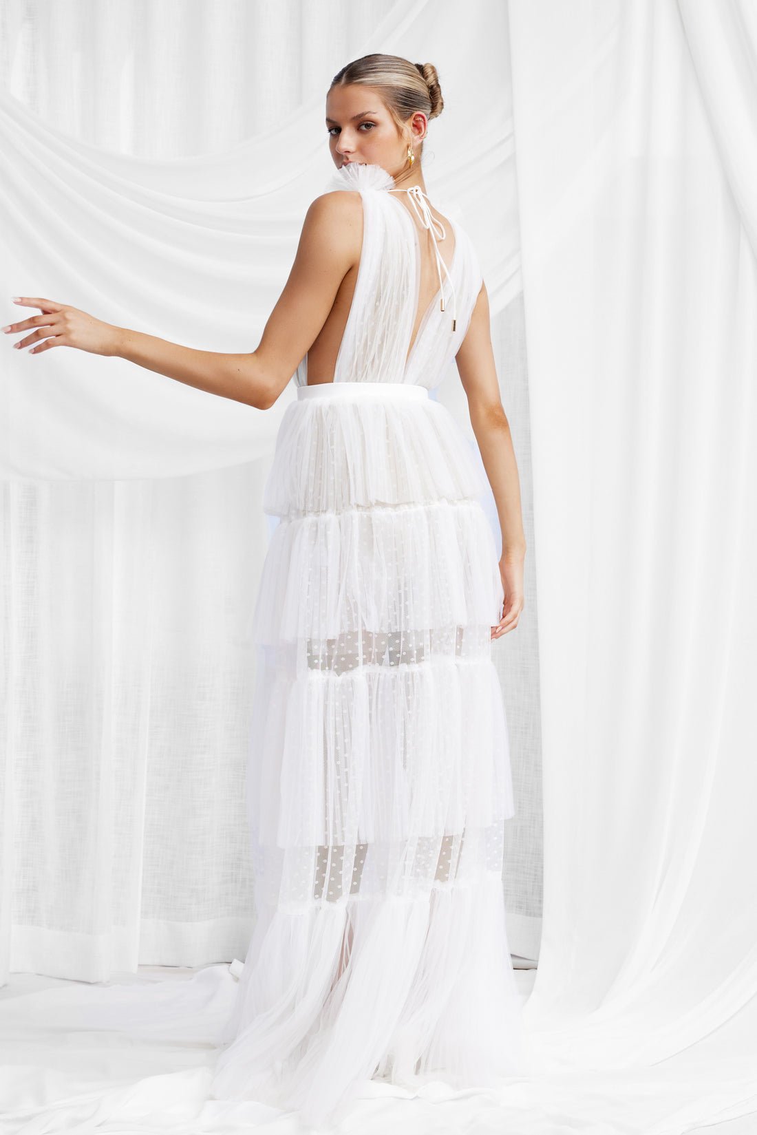 LEXI ZENDAYA DRESS - WHITE photo 9