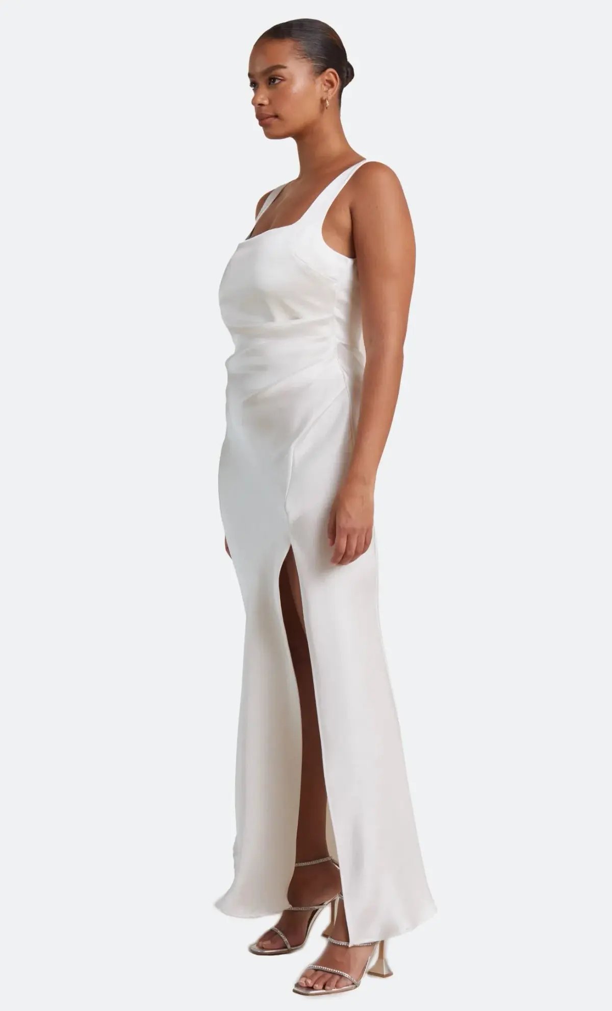 Bec & Bridge Dreamer Square Neck Dress Ivory Size US 6 / AU 10 photo 2