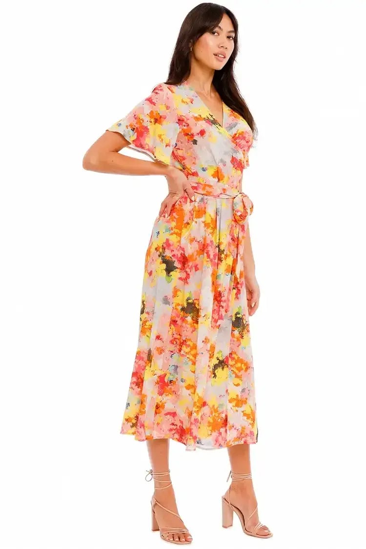 Kate Sylvester Meg Midi Dress in Sunshine Size 8 photo 6