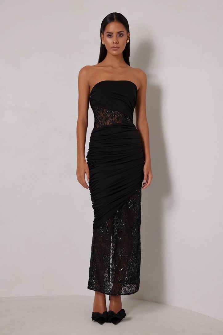 Elle Zeitoune Journee Dress - Black photo 3