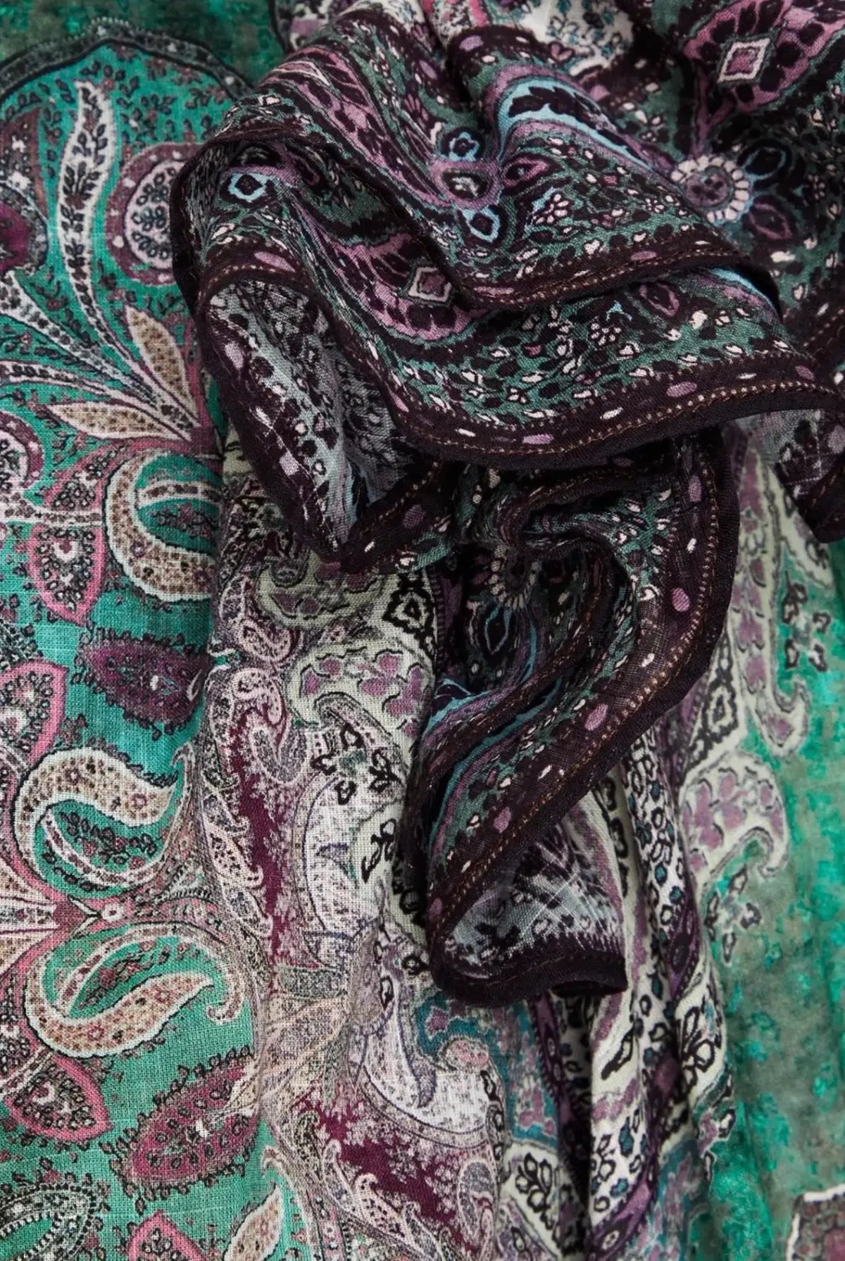 Zimmermann Anneke Ruffle Mini Dress Teal Paisley Size 3 / AU 14 photo 6