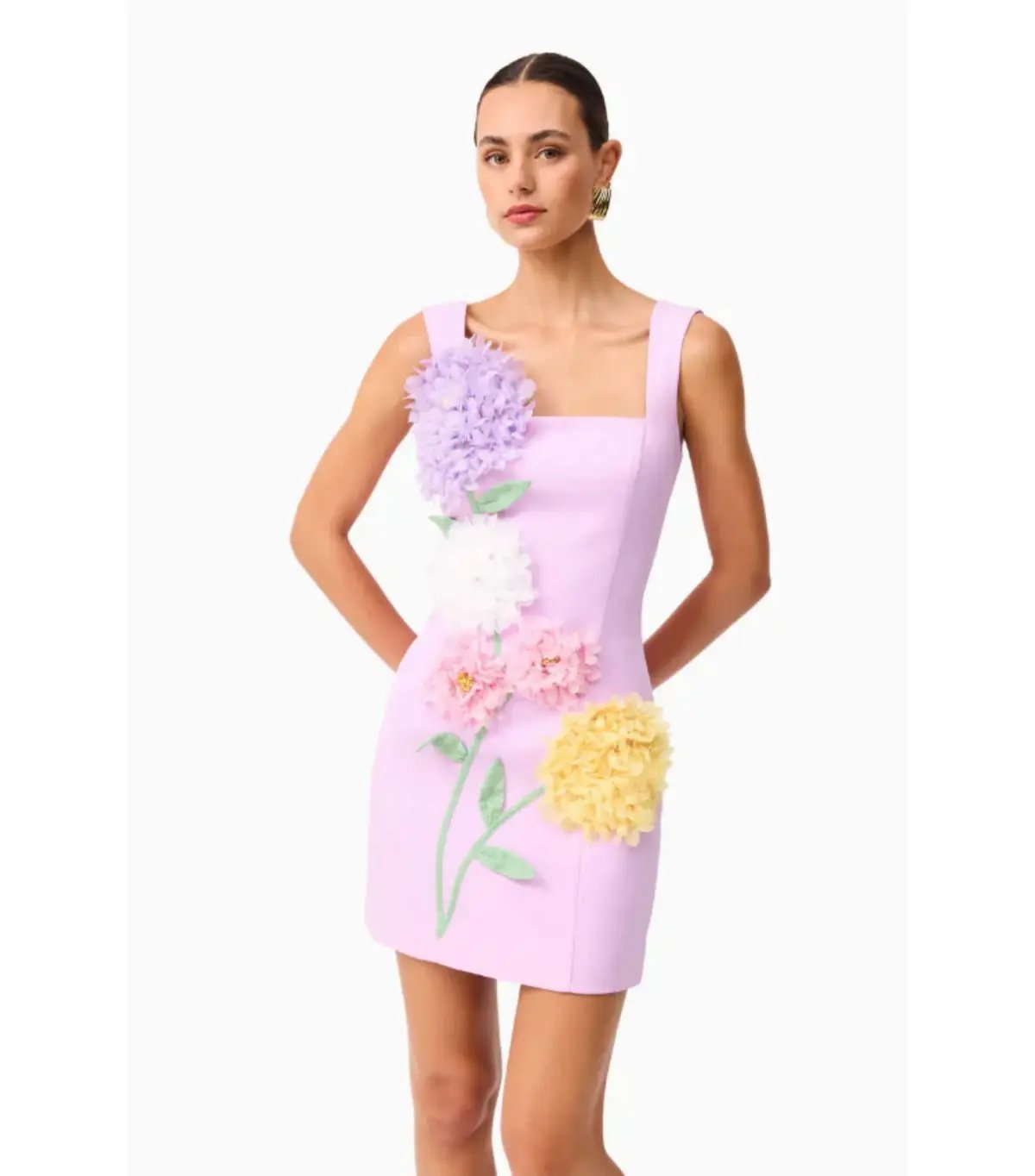 Elliatt Buttercup Mini Dress Purple Size 12 photo 3