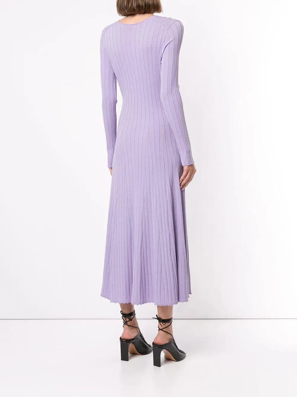 Dion Lee Pinnacle Braid Dress in Violet Size 10 photo 5