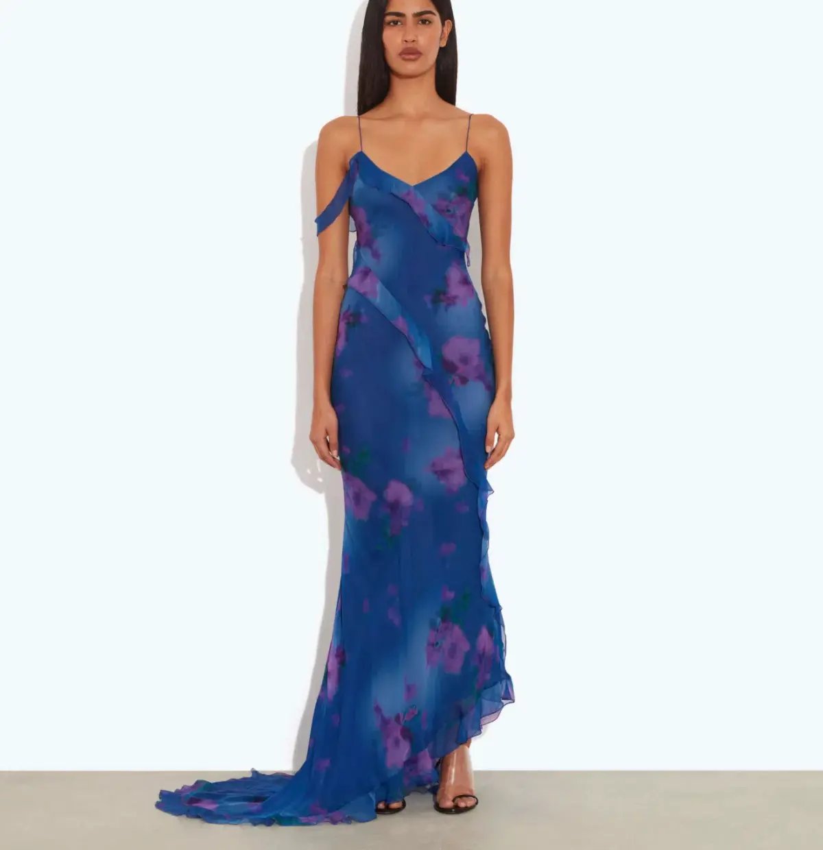 Rat & Boa SORRENTO DRESS in Blue & Purple Size XS photo 4