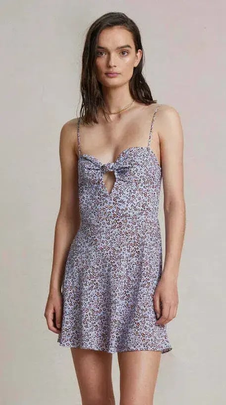Bec & Bridge Wild Flower Mini Dress Print Size 12 photo 2