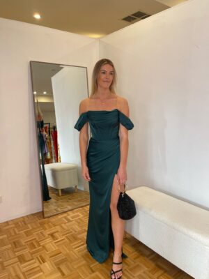 Tania Olsen Carmi Gown Emerald photo 2
