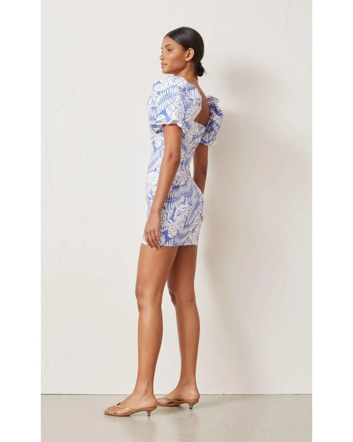 Bec & Bridge Banana Leaf Mini Dress Print Size AU 6 photo 3